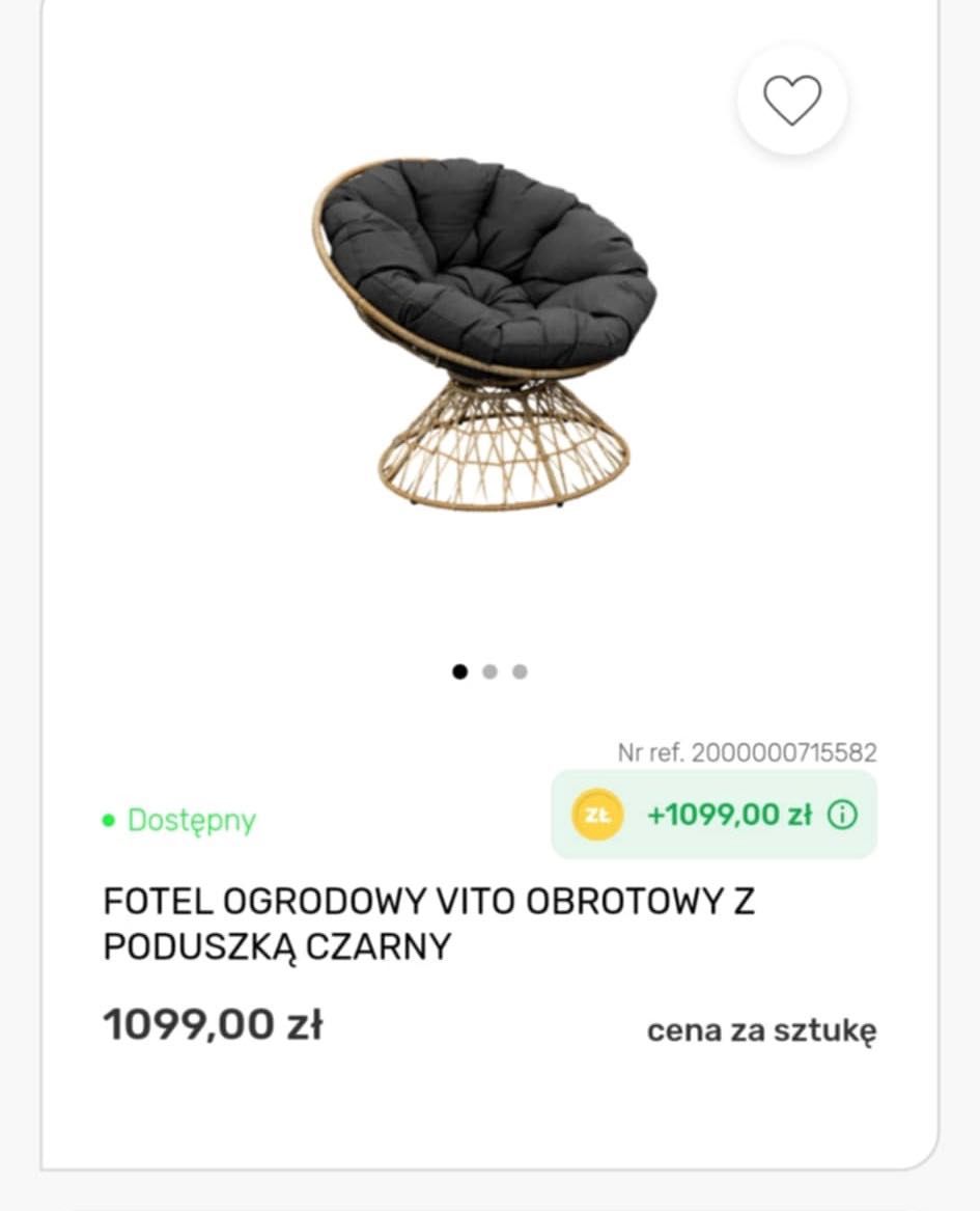 Wygodny Fotel Obrotowy Vito