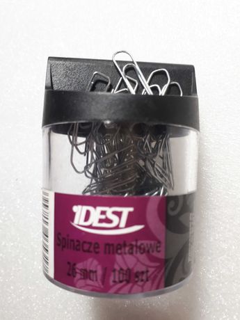 Spinacze szkolne metalowe z podajnikiem na magnez marki Idest