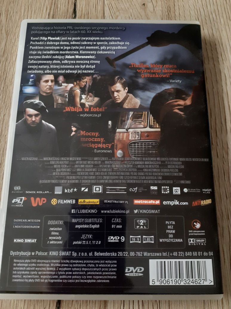 Film dvd Czerwony pająk