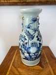 Jarra Antiga Porcelana China Azul Alta 45cm
