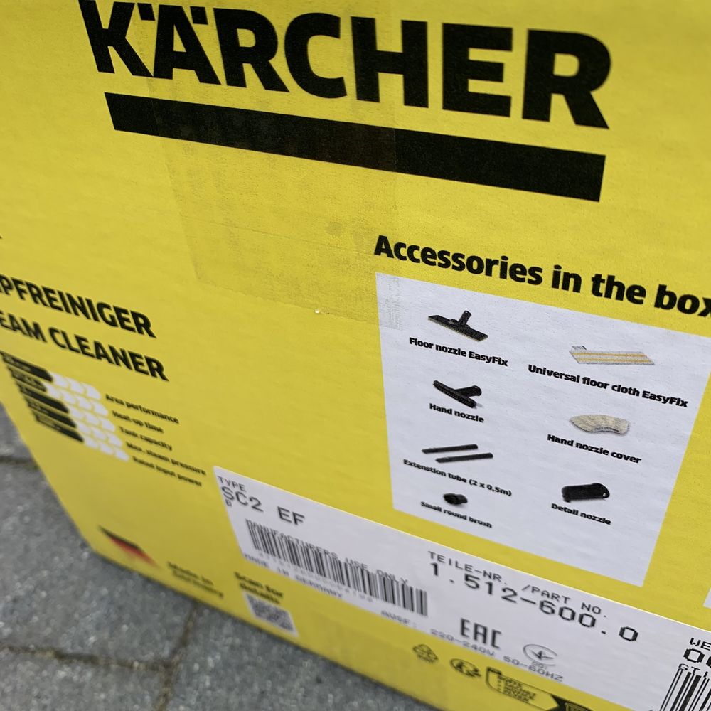 Пароочисник karcher sc2 easyfix sc4 5 пароочиститель