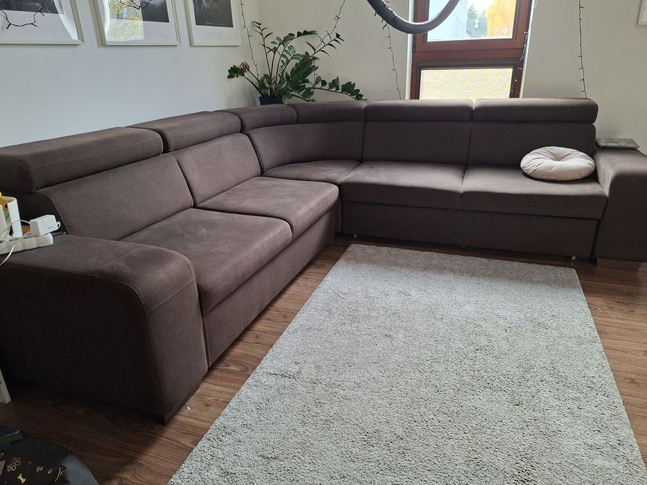Duża Sofa - narożnik z funkcją spania