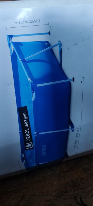 Basen stelażowy firmy INTEX 260x65