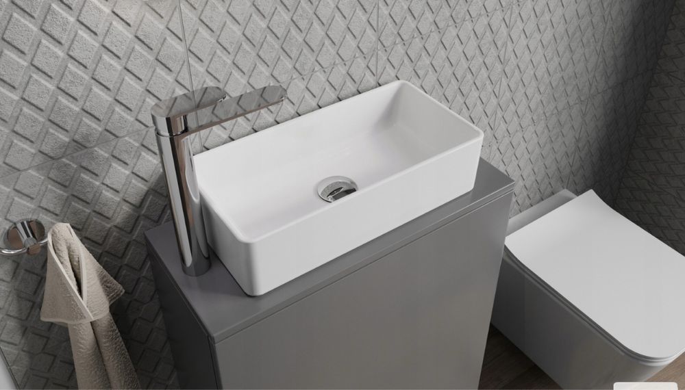 Umywalka Mexen NADIA NABLATOWA 46 x 23 CM BIAŁA