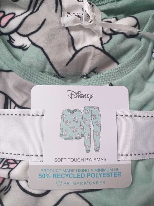 Piżama welurowa z królikiem Tuptusiem z bajki Disneya Bambi PRIMARK