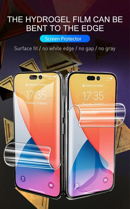 Гідрогелеві плівки на будь які телефони Samsung, Redmi,Iphone.