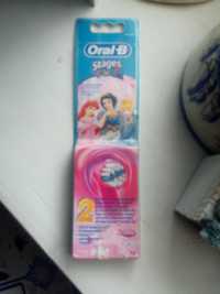 Końcowki do szczoteczki ORAL-B Dla dzieci Princess nowe