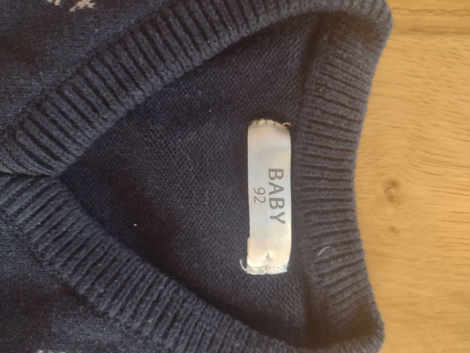 Zestaw 4 bluzy plus kamizelka r 92/98