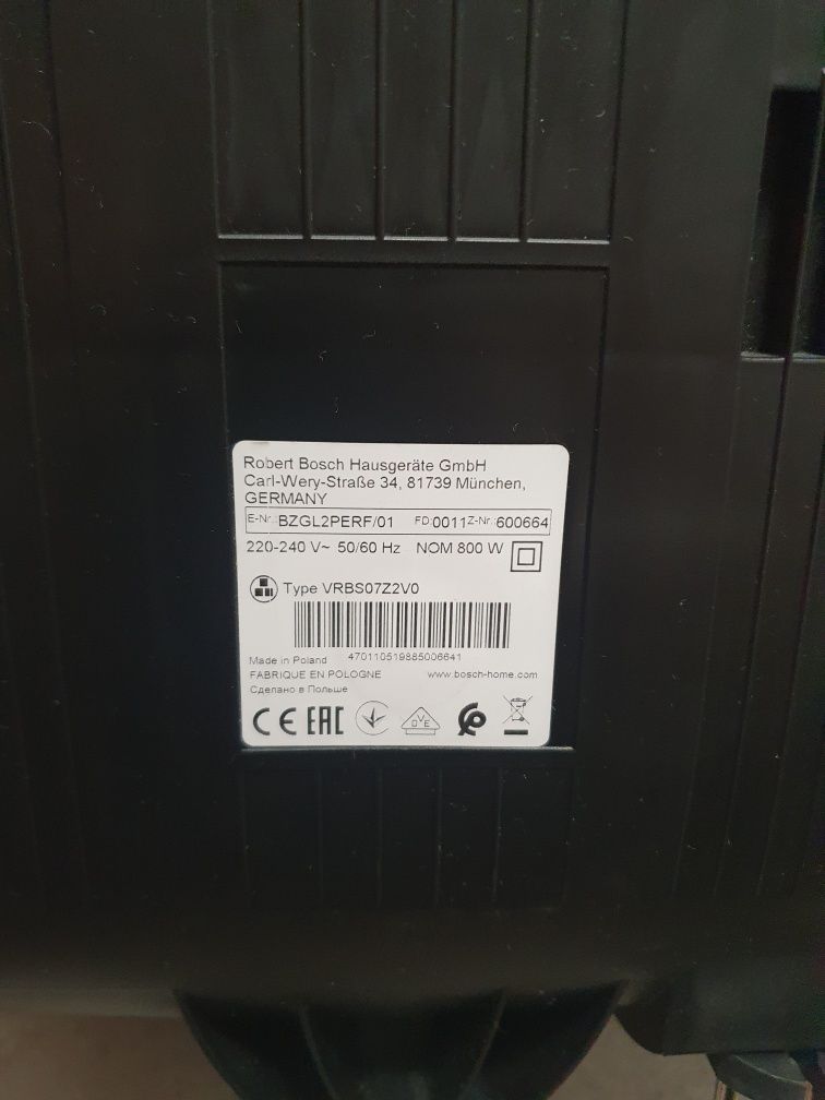 Odkurzacz Bosch Compaxx BZGL2PERF/01