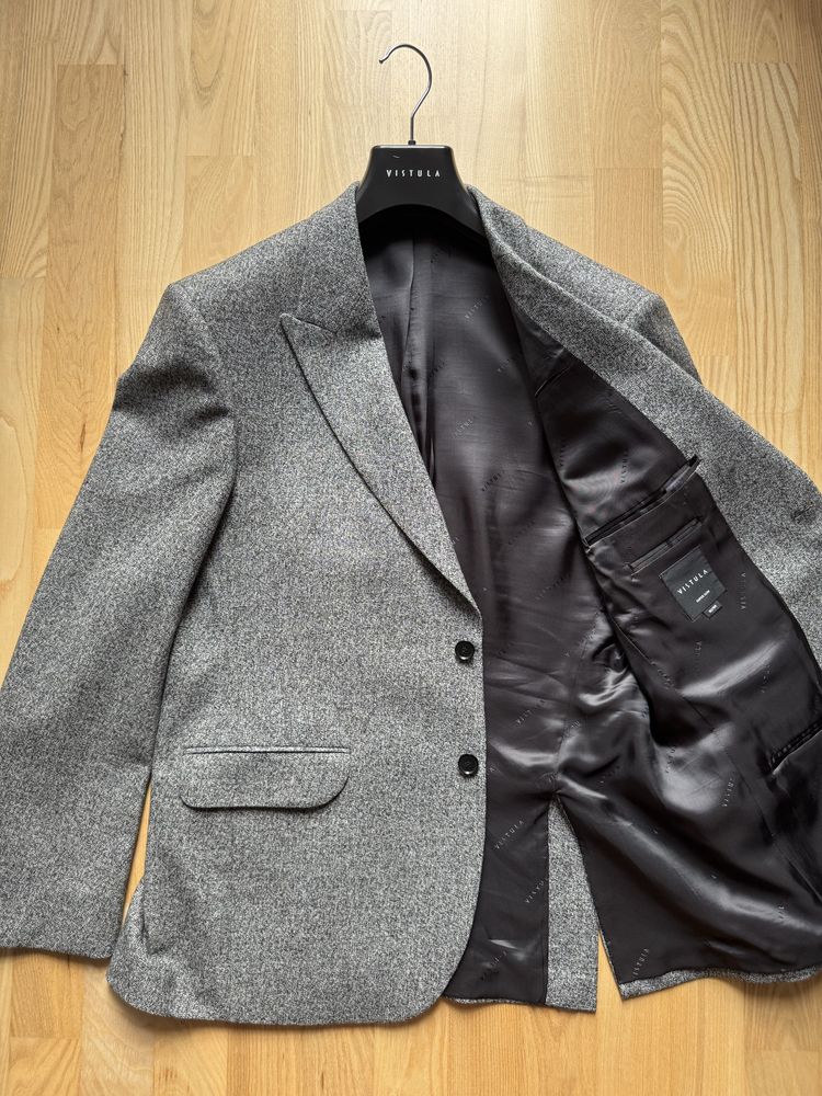 Garnitur Vistula kroj Super Slim, 100% wełna