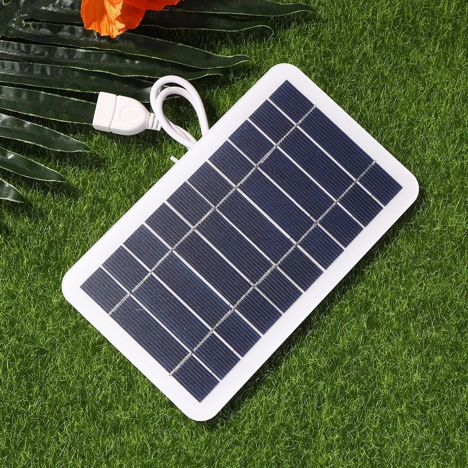 Painel Solar USB 5V 2W compativel com varios electronicos