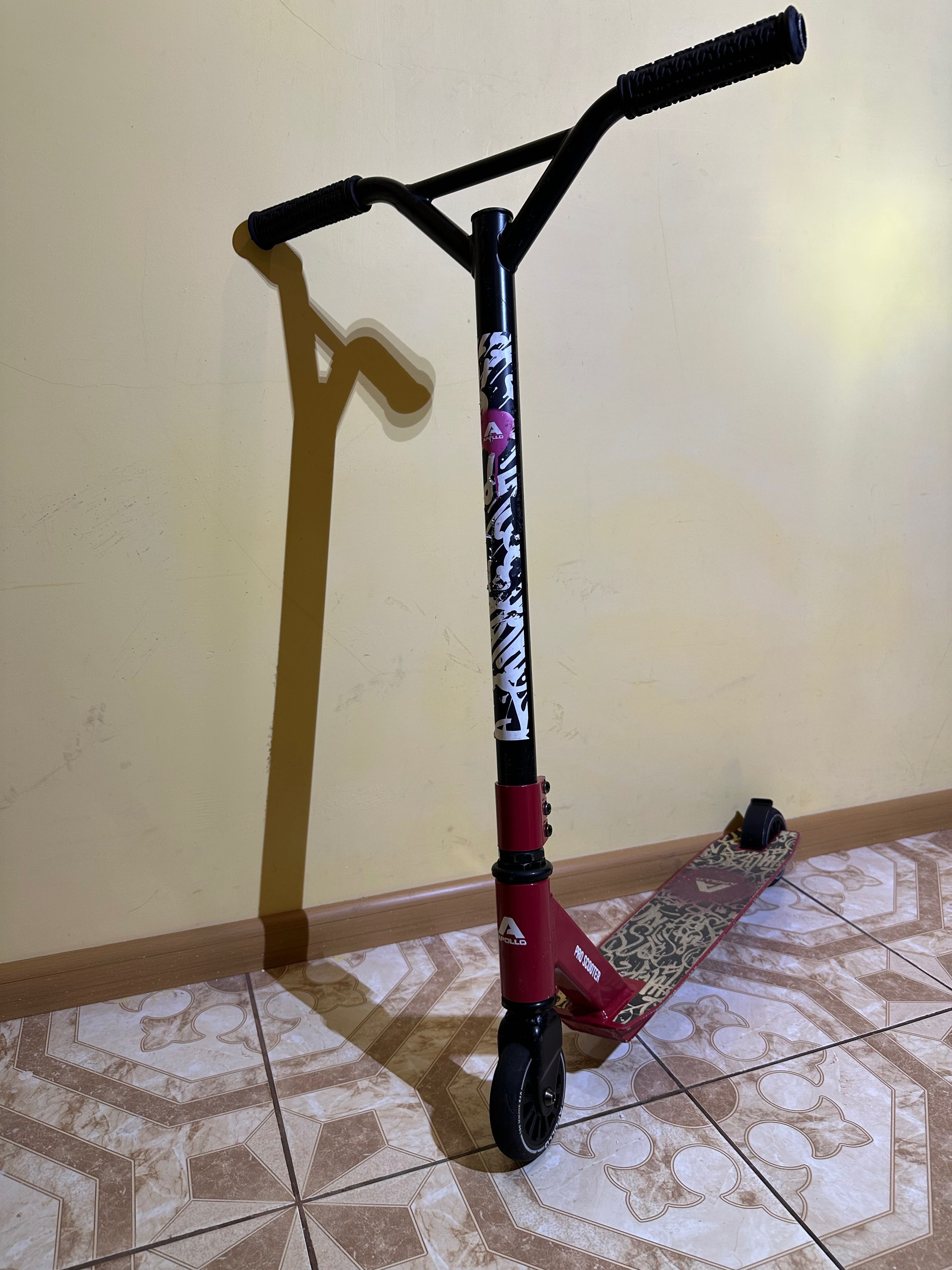 Самокат трюковий Apollo Stunt Scooter - Graffiti Pro 4.0 - Red