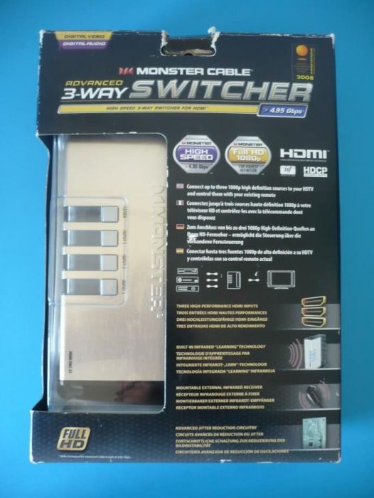 Monster Switcher HDMI 1080HD