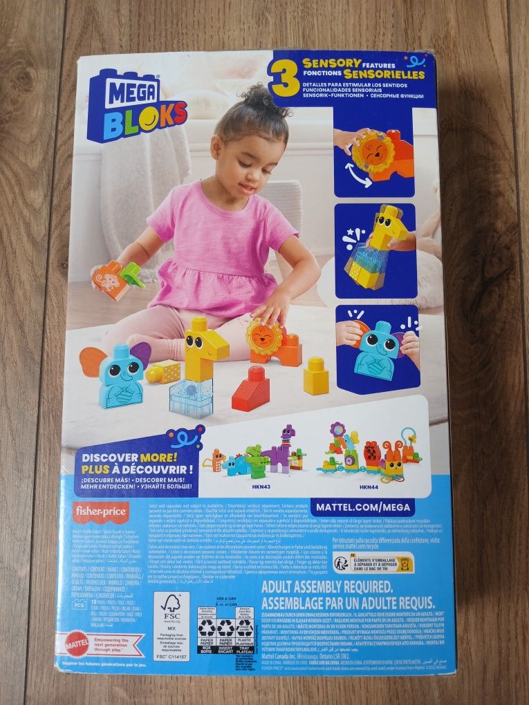 Mega Bloks safari Fisher-Price NOWE