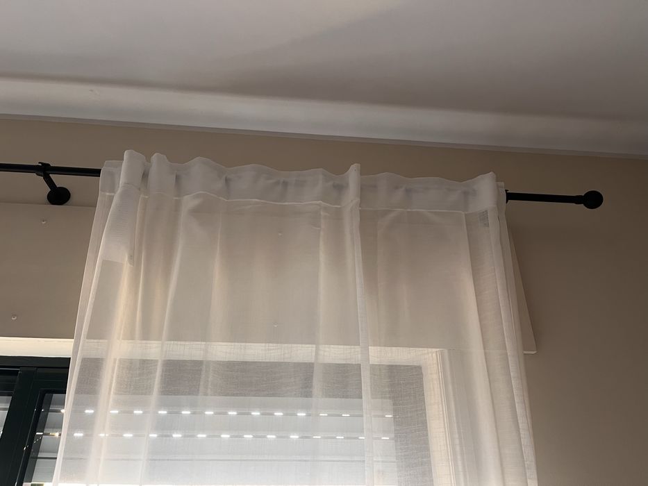 Varão leroy merlin e cortina ikea