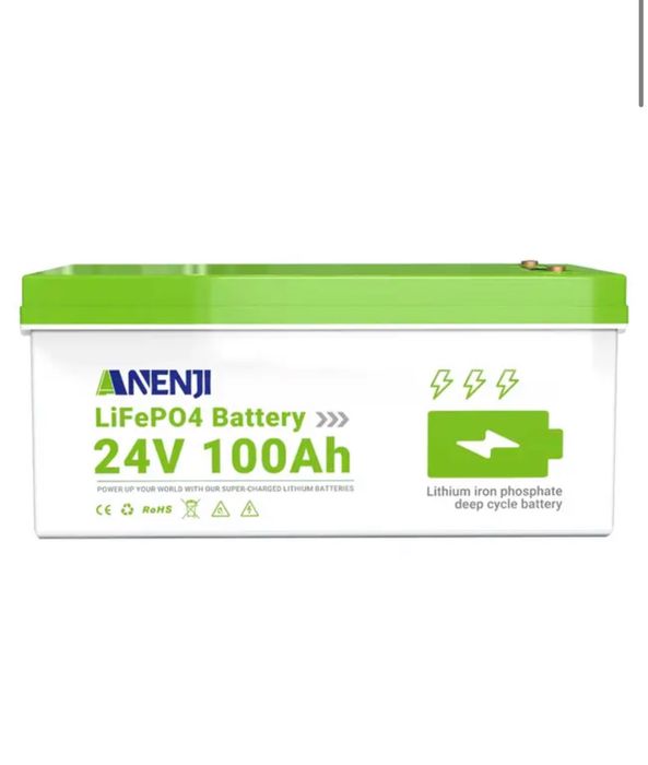 ANENJI 24V 100A ​​LiFePO4 Bluetooth