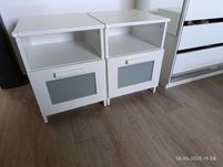 Stoliki nocne, brimnes IKEA  - 2 sztuki - stan jak nowe.