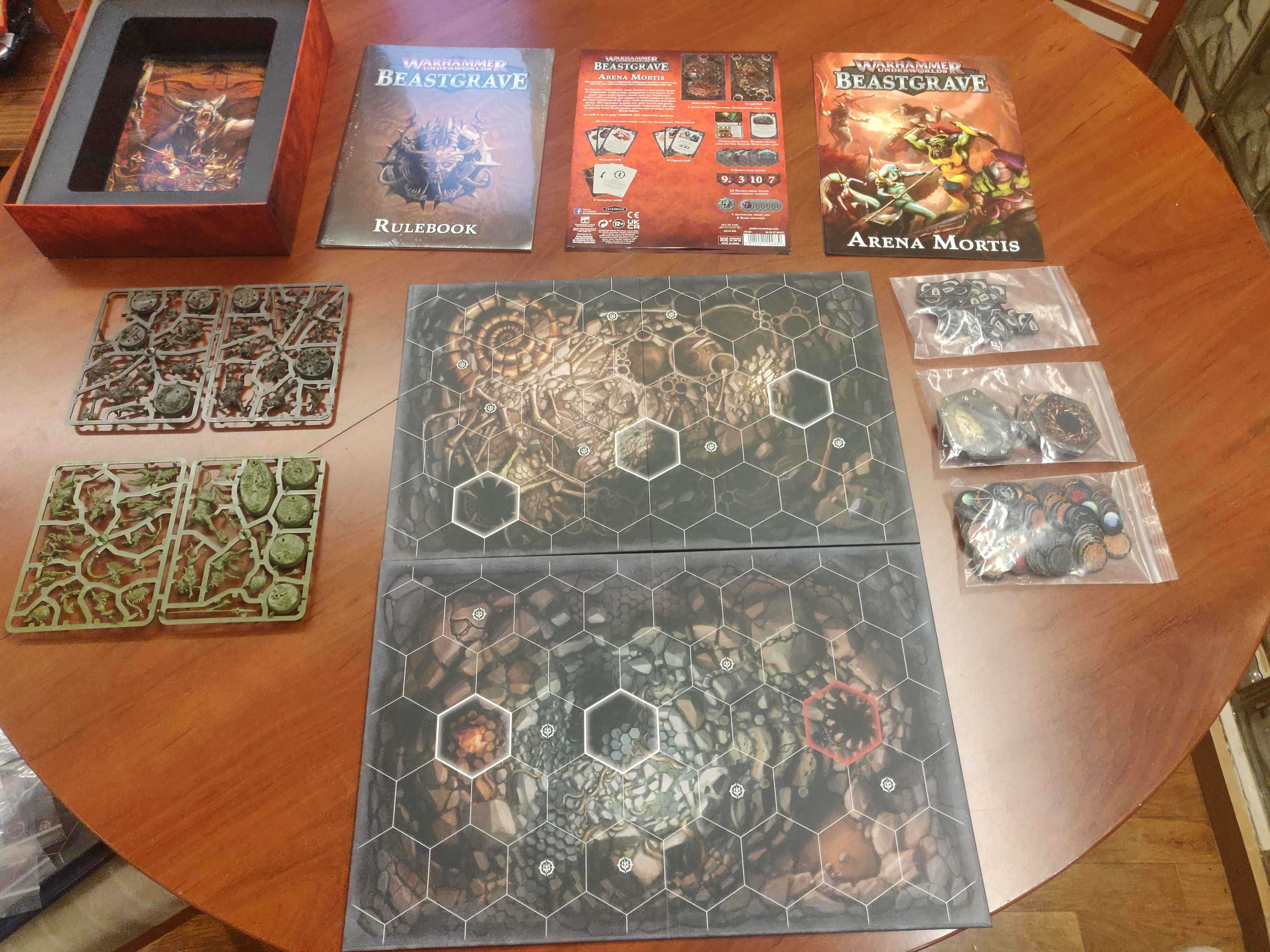Sets Warhammer Underworld como novos mas incompletos