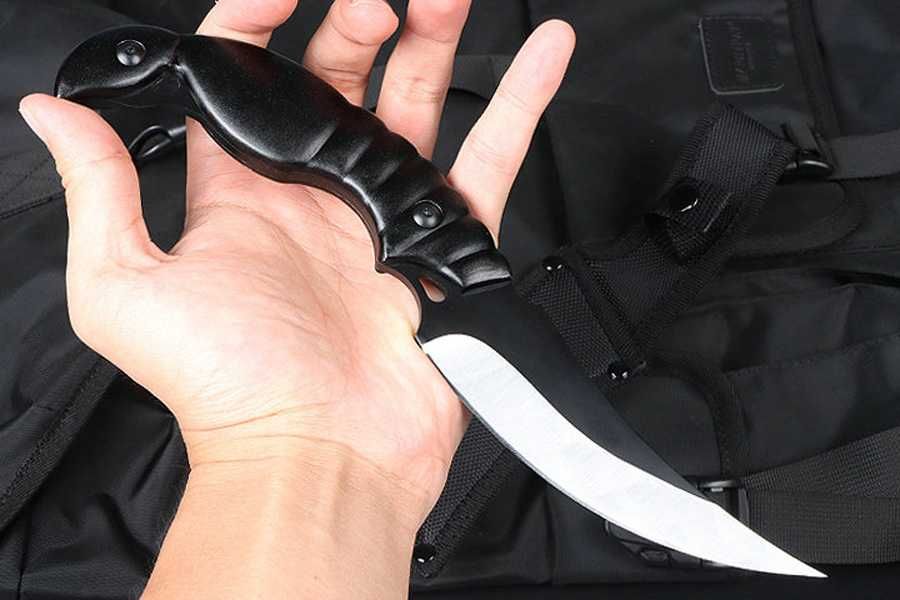 Nóż Taktyczny Karambit CZARNA WDOWA Full Tang CS-GO ND47