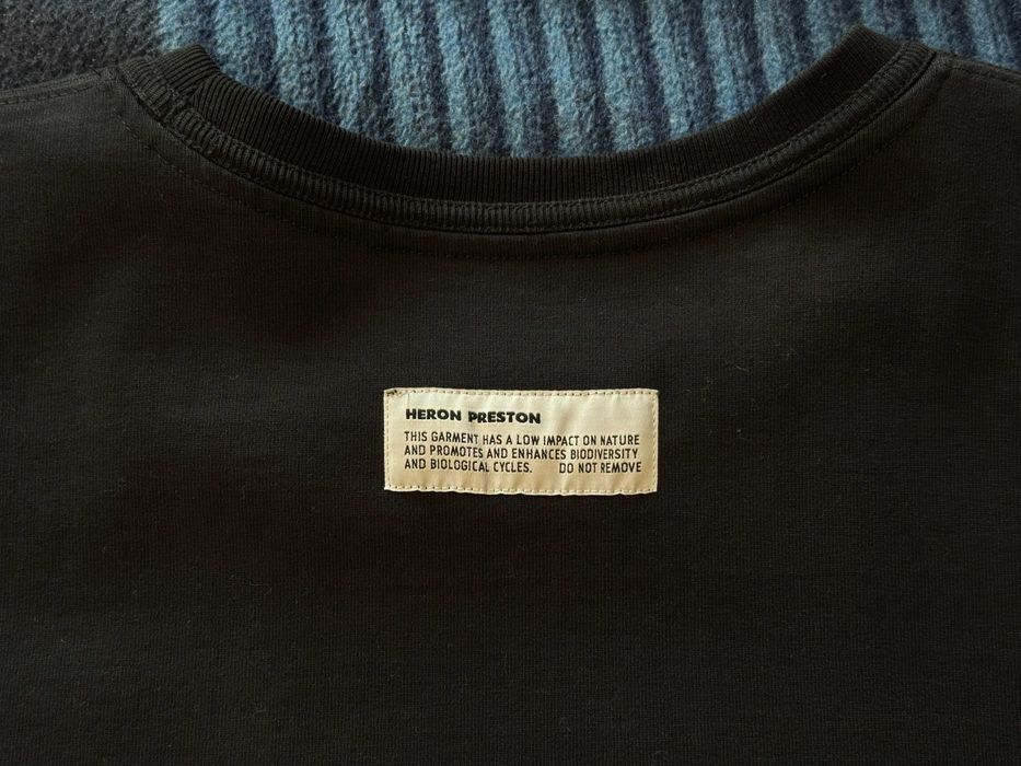 Футболка Heron Preston Black Spray 21 Size L Оригинал