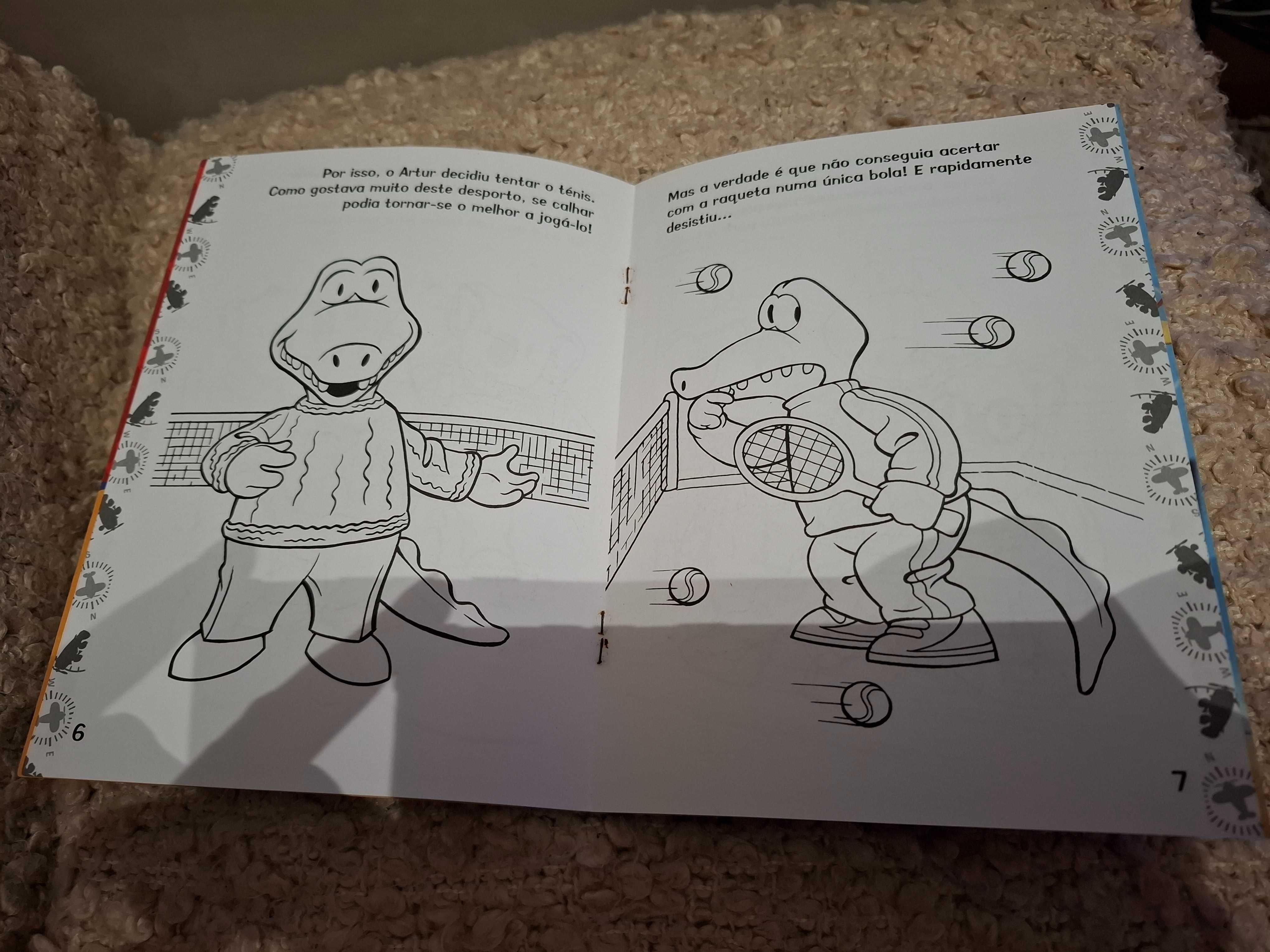 O talento do Artur! - Histórias para pintar - Os irmãos Koala
