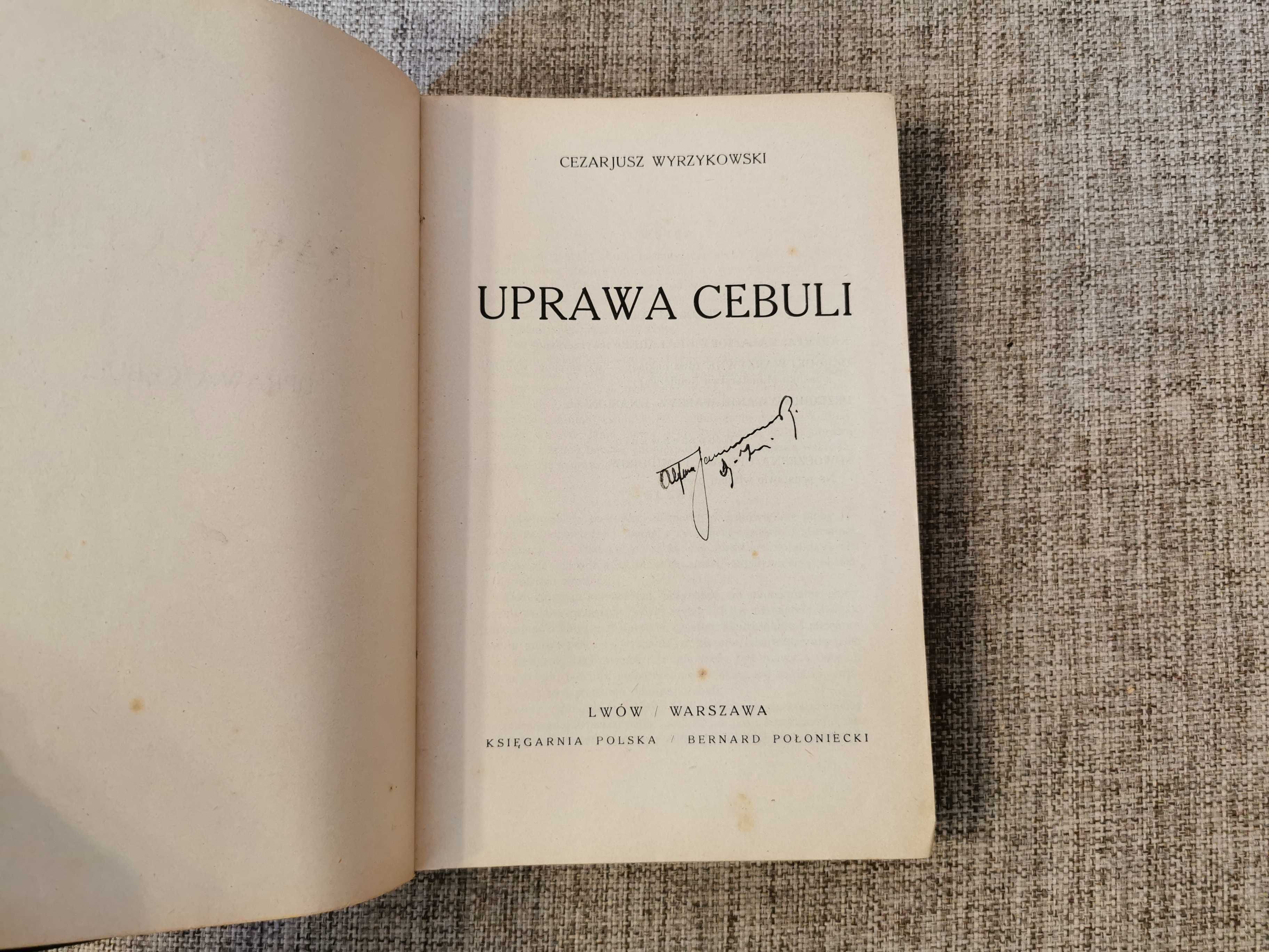 Cezarjusz Wyrzykowski - Uprawa Cebuli Lwów Warszawa Warzywnictwo