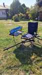 Fotel wędkarki CUZO f3 + półka boczna + feeder arm