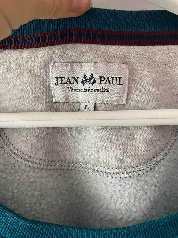 Bluza Jean Paul w kolorze morskim/niebieskim z szarymi rękawami