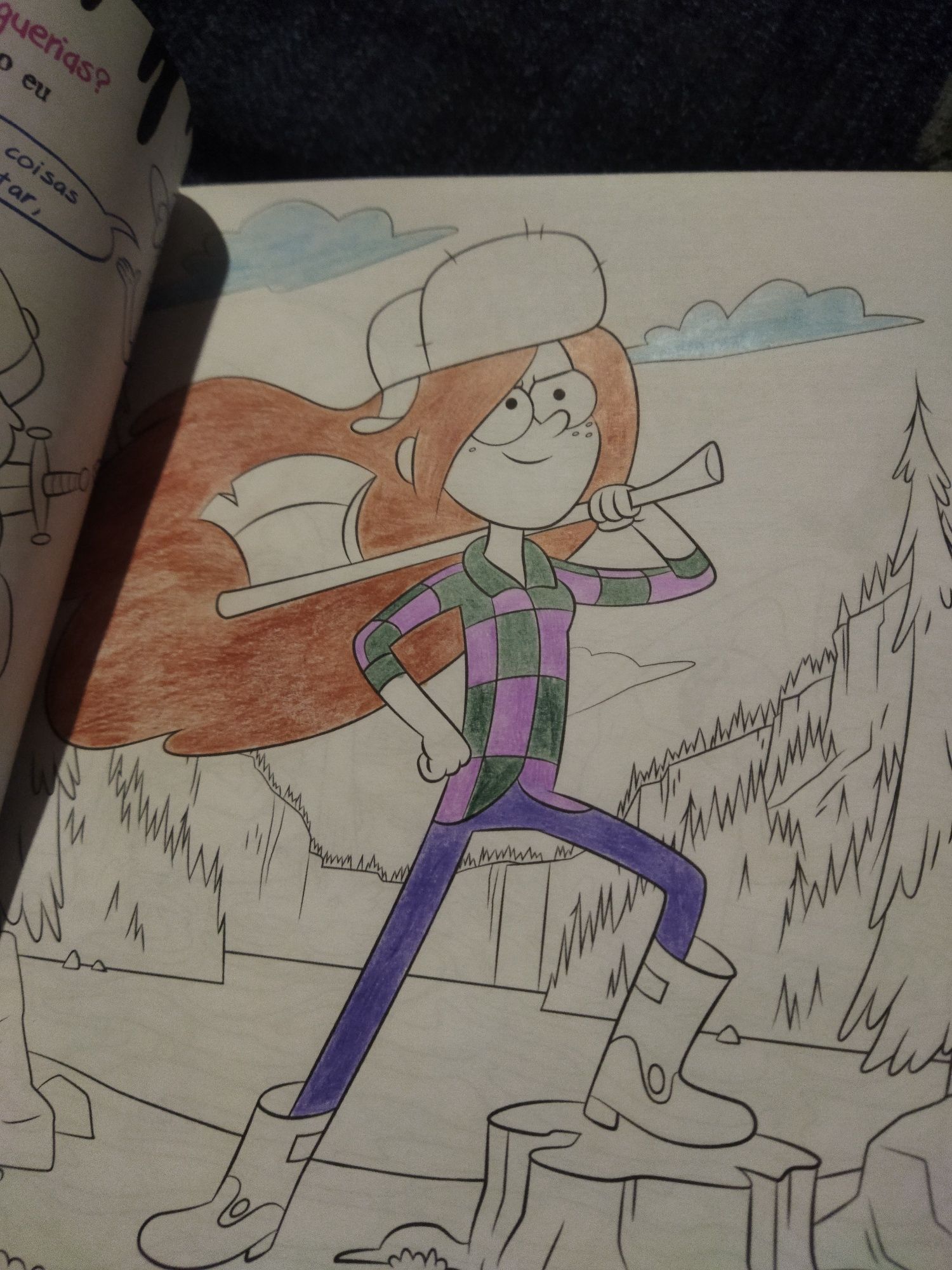 Livro para colorir de Gravity Falls