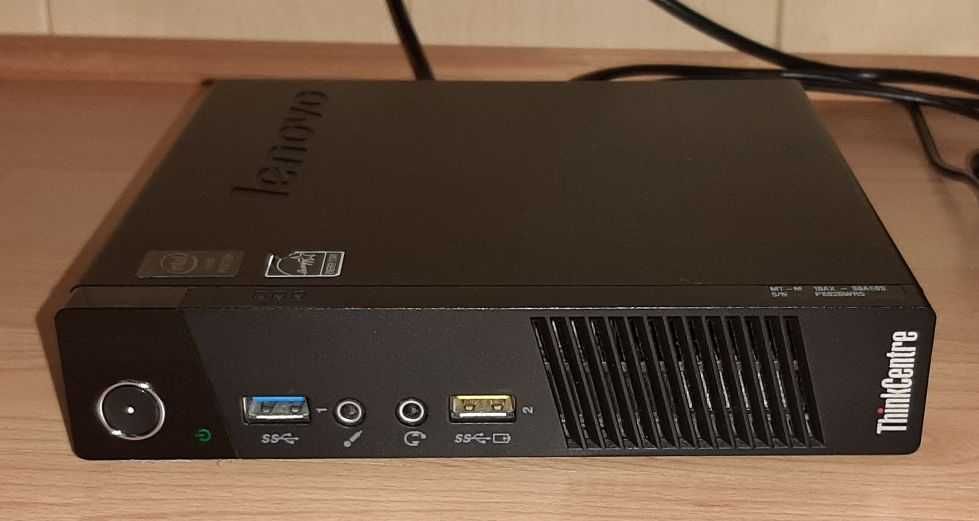 Lenovo M73 Tiny - Pentium 2,6 GHz - 8GB - 140GB SSD Klawiatura Mysz