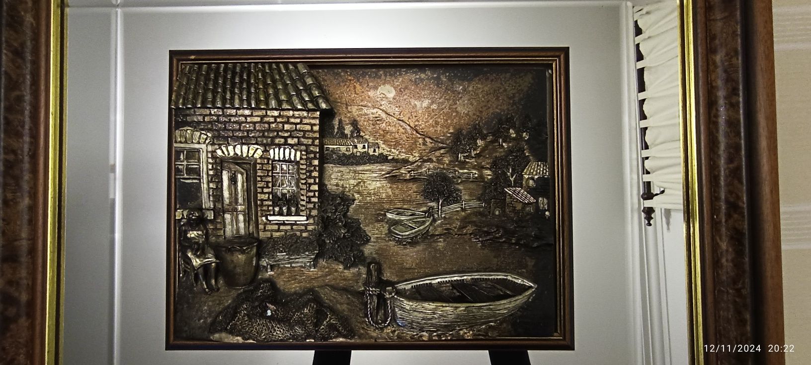 Quadro em prata muito bonito