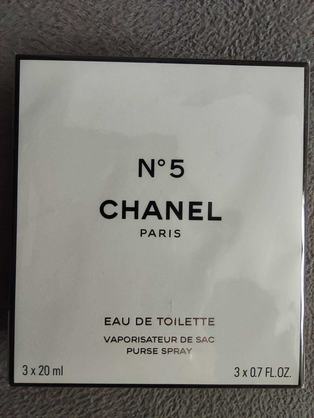 CHANEL No 5 Eau de toilette, 3x20 ml