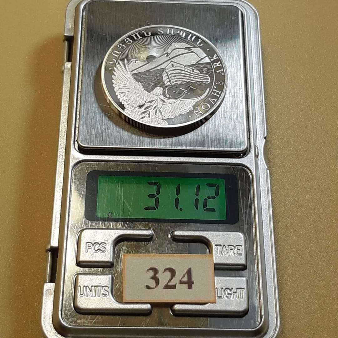 Срібна монета Ноїв Ковчег 1oz 999 проба 31,1 гр. 2024 року. Топ !
