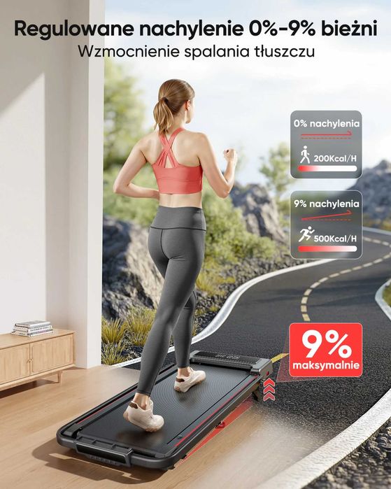 Bieżnia z regulacją nachylenia - wypożycz z dostawą i wniesieniem
