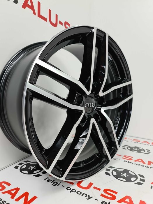 Nowe alufelgi AUDI 18" 5x112 A3 8P0 8V0 8V5 A4 B5 B6 B7 A6 Dark-Poler
