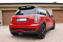LIP SPOILER AILERON PALA ABA LAMINA LÁBIO AVENTAL RABETA MINI R56 ONE D COOPER S JOHN COOPER WORKS JCW
