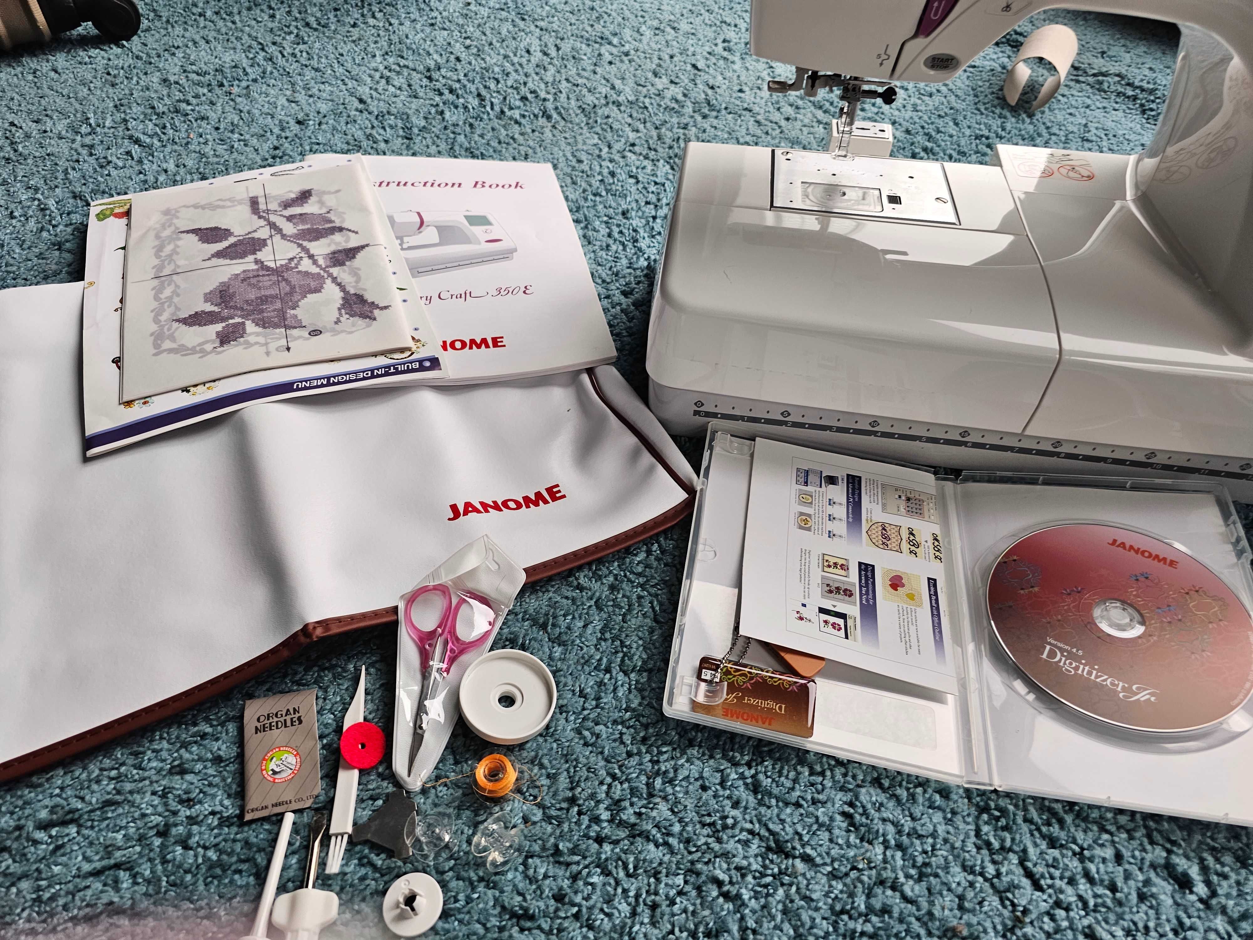 Hafciarka janome 350e Nowa! Program!