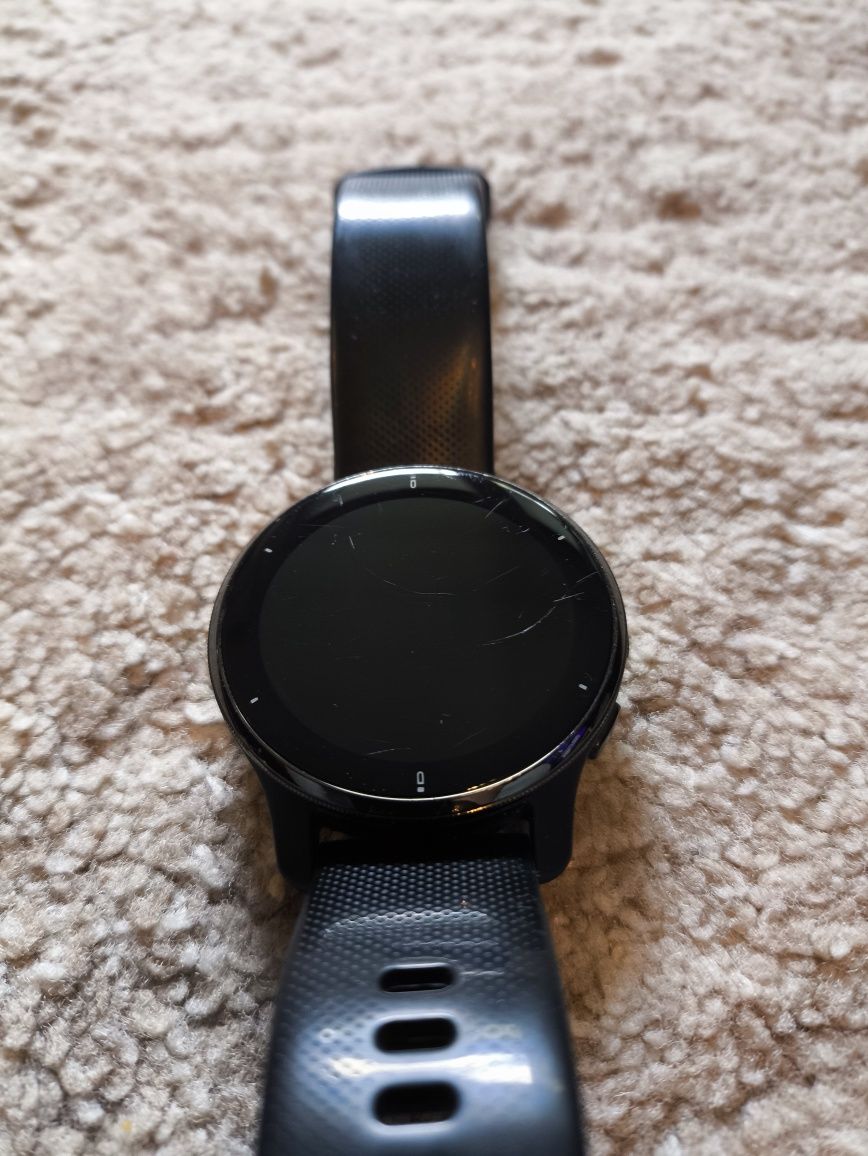 Smartwach Garmin Venu 2 plus, czarny, opakowanie, ładowarka, instrukcj