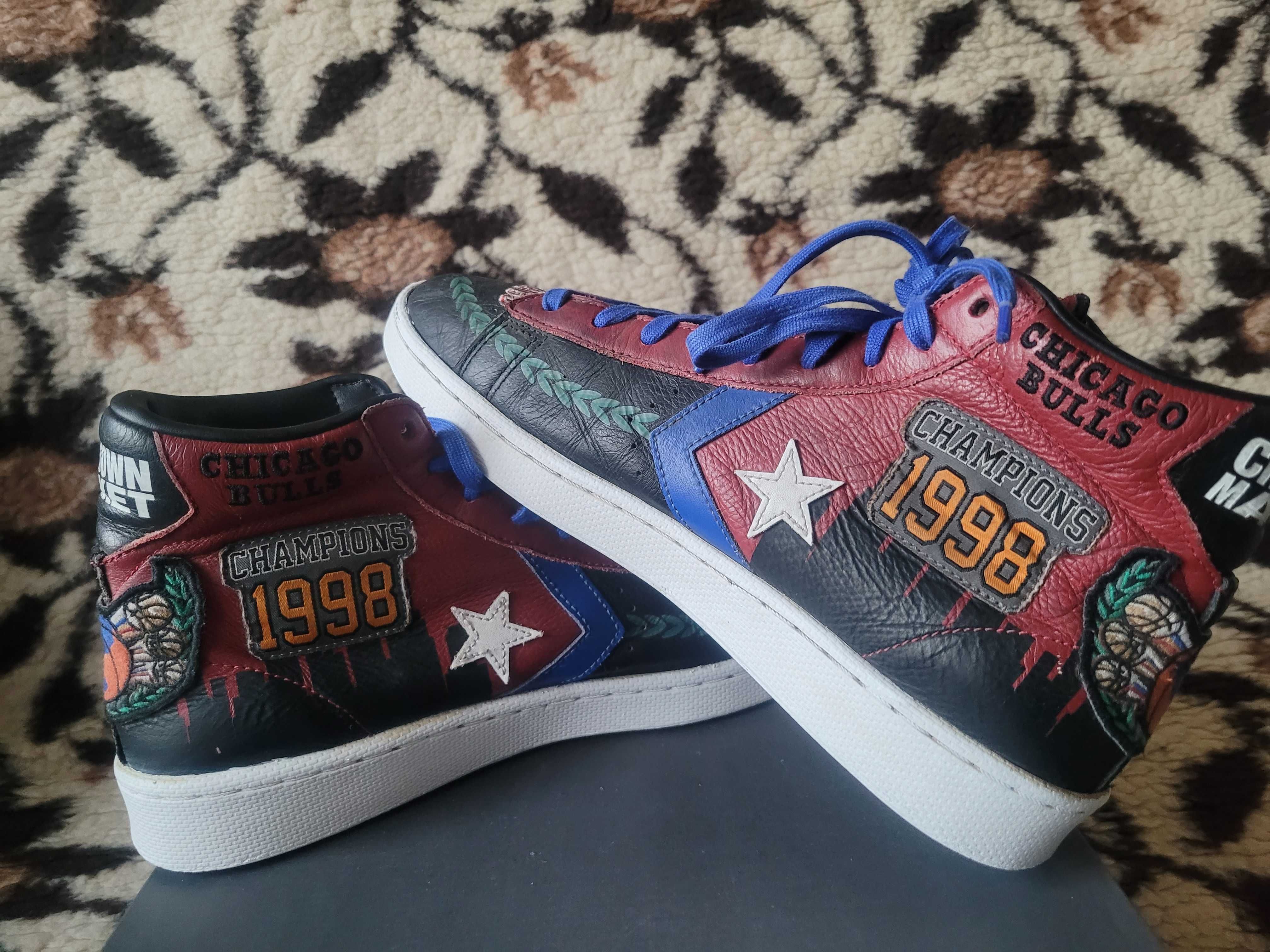 Ekstra trampki Converse xChinatown Chicago Bulls Cham wkł.27,5cm skóra
