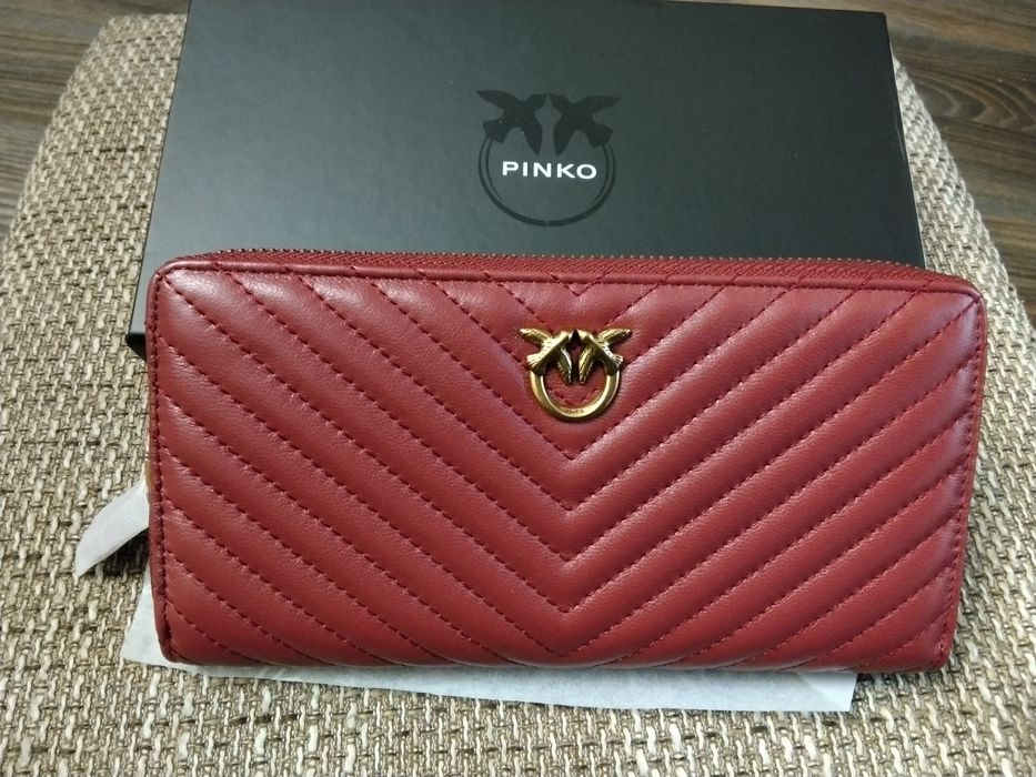 Шкіряний гаманець Pinko, оригінал, 20*10,5