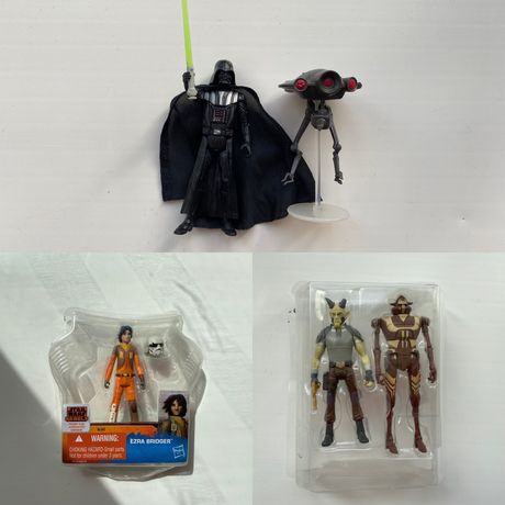 Фигурки Star Wars D.Vader  Droid, Ezra Bridger, Cicatro Vizaro & lg-rm