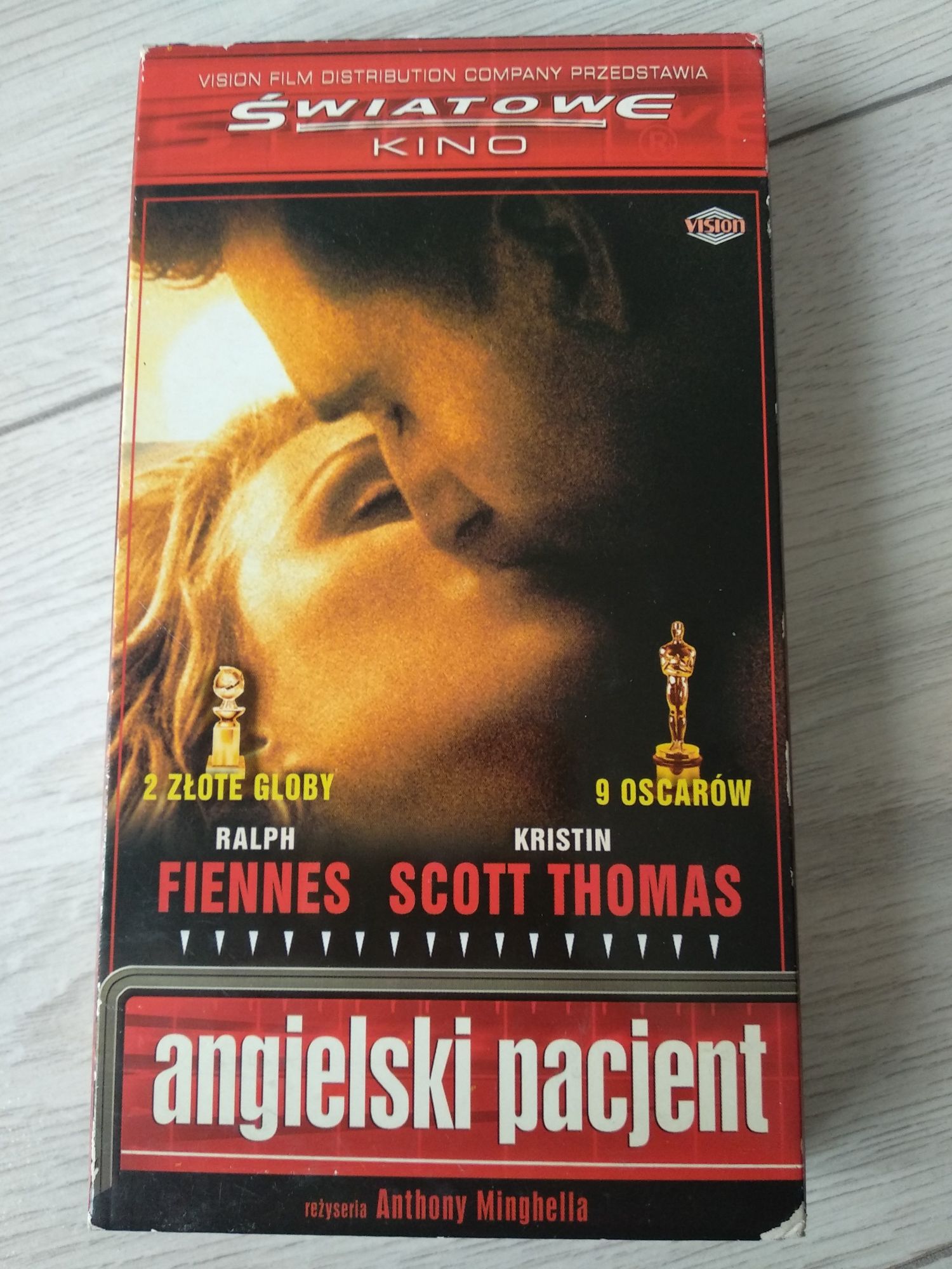 Film Angielski pacjent na kasecie VHS, The English Patient