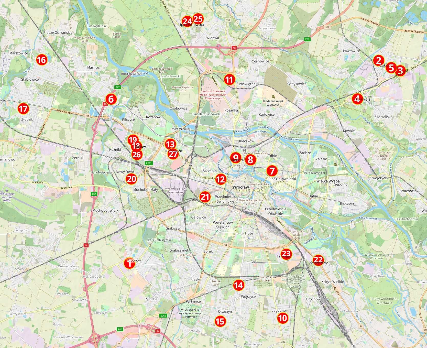 27x Cały WROCŁAW 7 dni BUTLA co2 Nabój Philips Sodastream Brita i inne