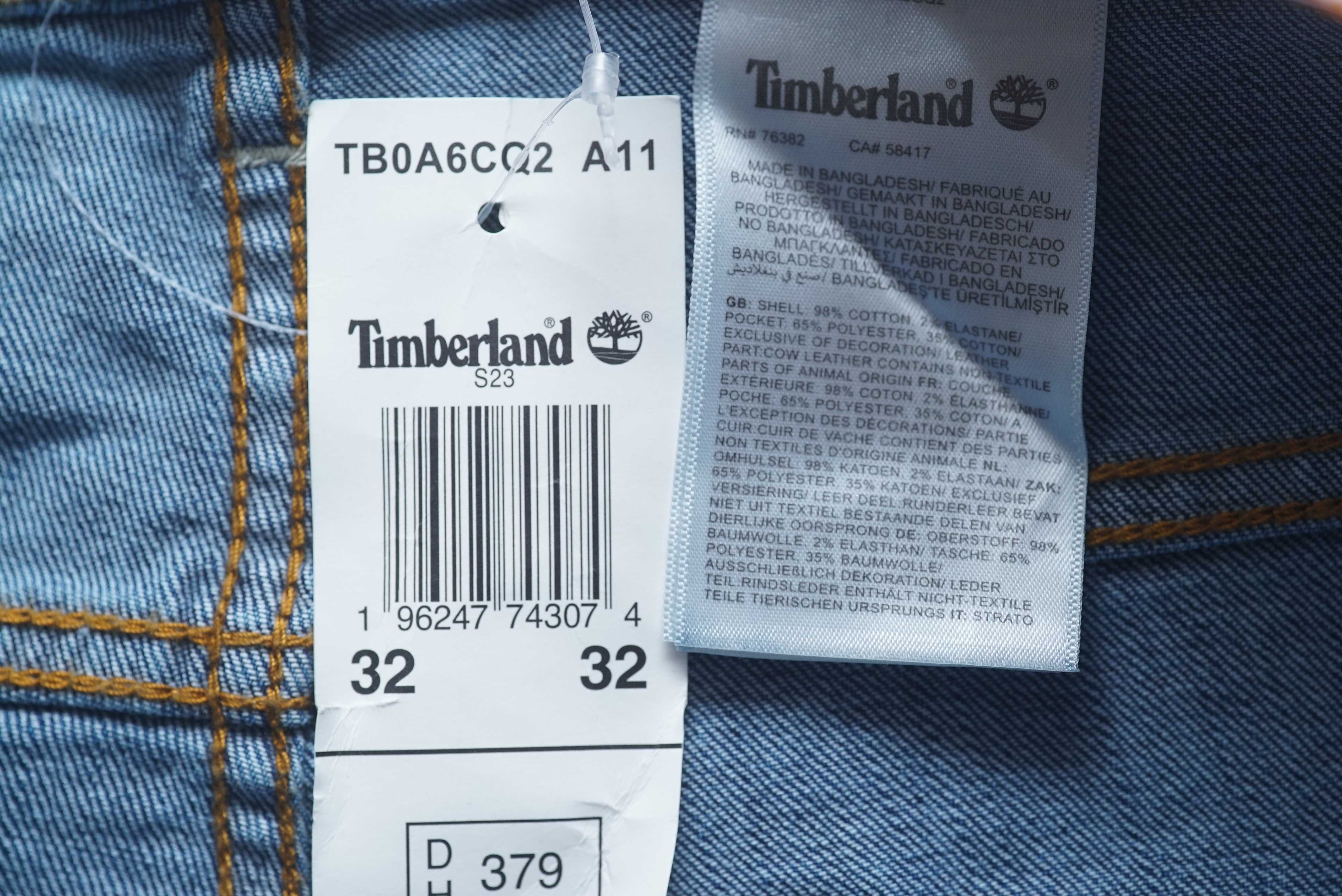 Мужские джинсы TIMBERLAND синего цвета