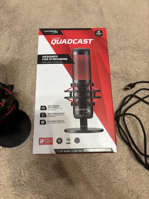 HyperX Quadcast czarny