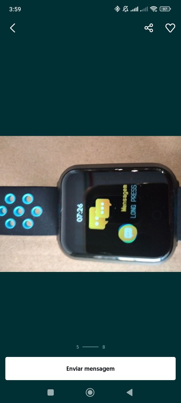 Smartwatch como novo