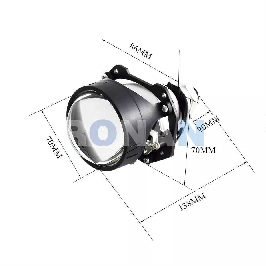 Soczewki Bi-Led Ronan 2.5 cala 6000K