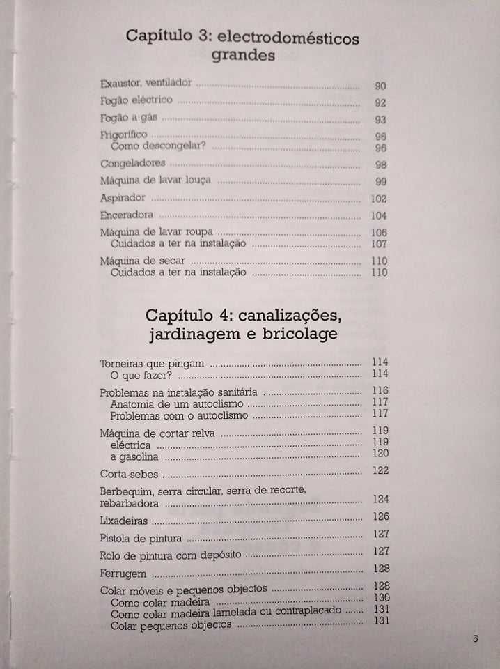 Livro sobre Reparações em casa