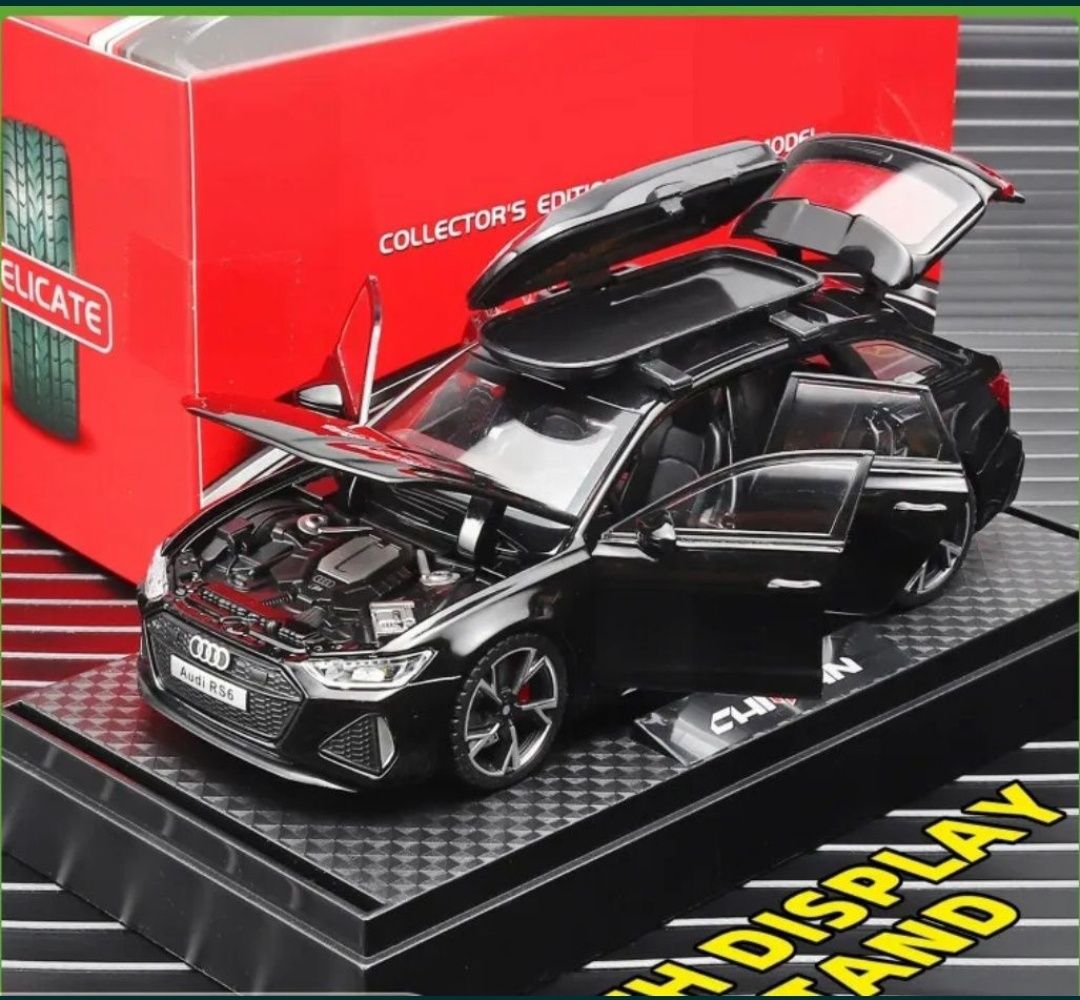 Audi RS6 escala 1/32 preto Edição colecionador SELADO!!