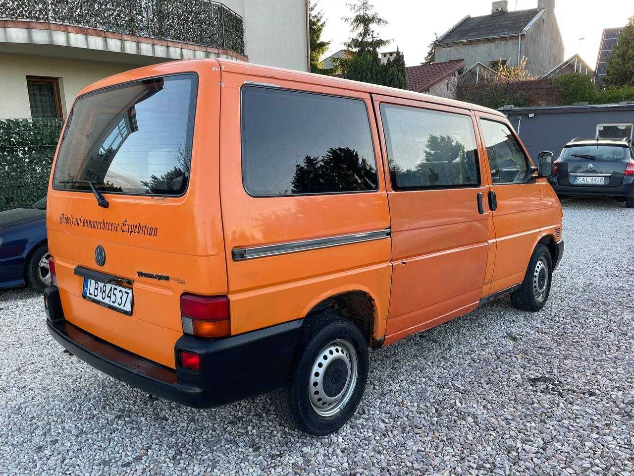 Volkswagen T4 1.9 TDI**Super stan**9 osób**Ekonomiczny**Niezawodny**